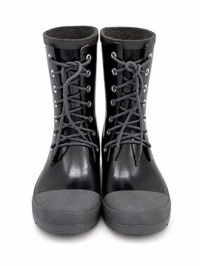 Electric Karma, Women’s,Black And Grey Rain Boots.Size-7